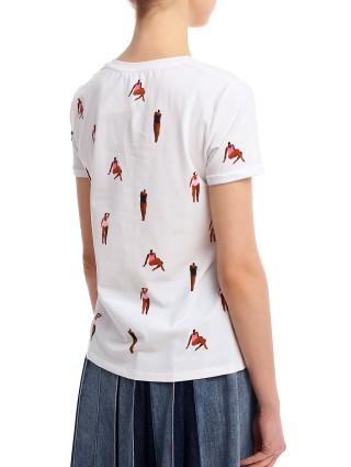 Біла футболка MARELLA : фото 6 - Invogue